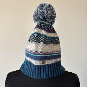 Smartwool Merino Wool Blend Winter Beanie Hat Ski Hiking Outdoor Pom Pom